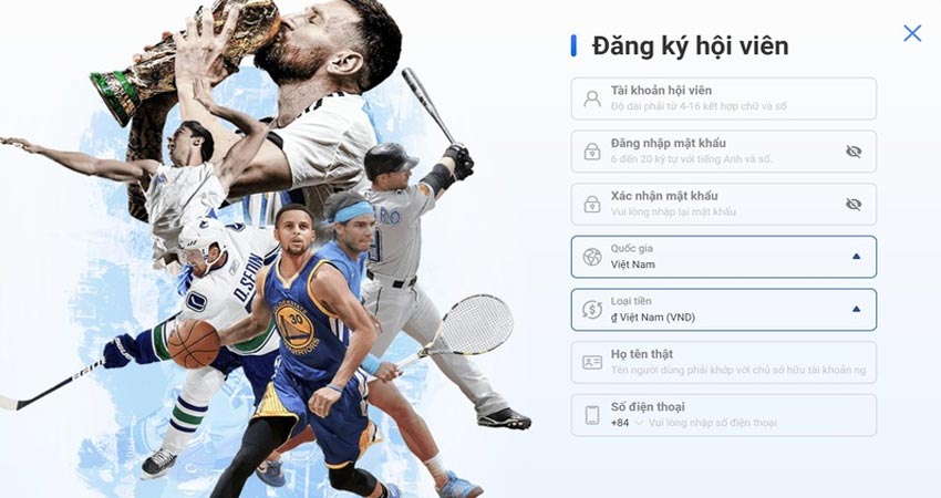 Các bước đăng ký tài khoản trên app bet88